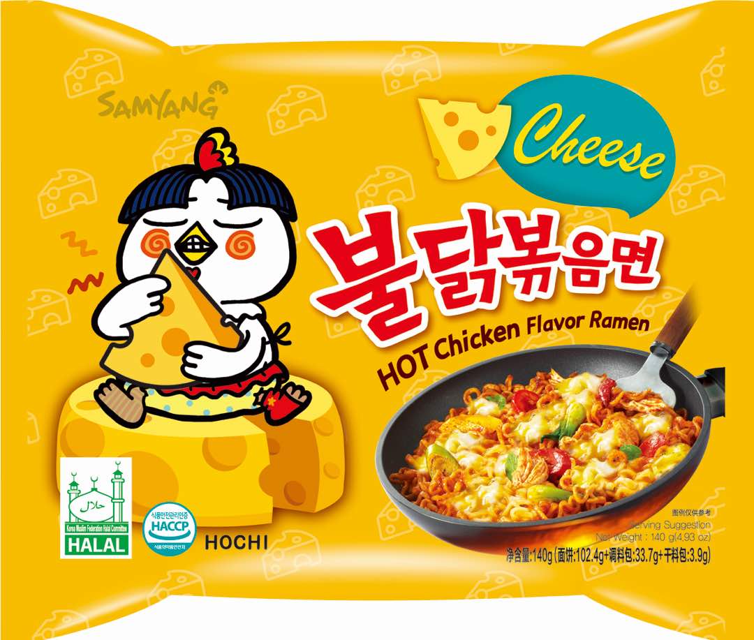 JP001 SAMYANG Hot Chicken Cheese Ramen 140g
