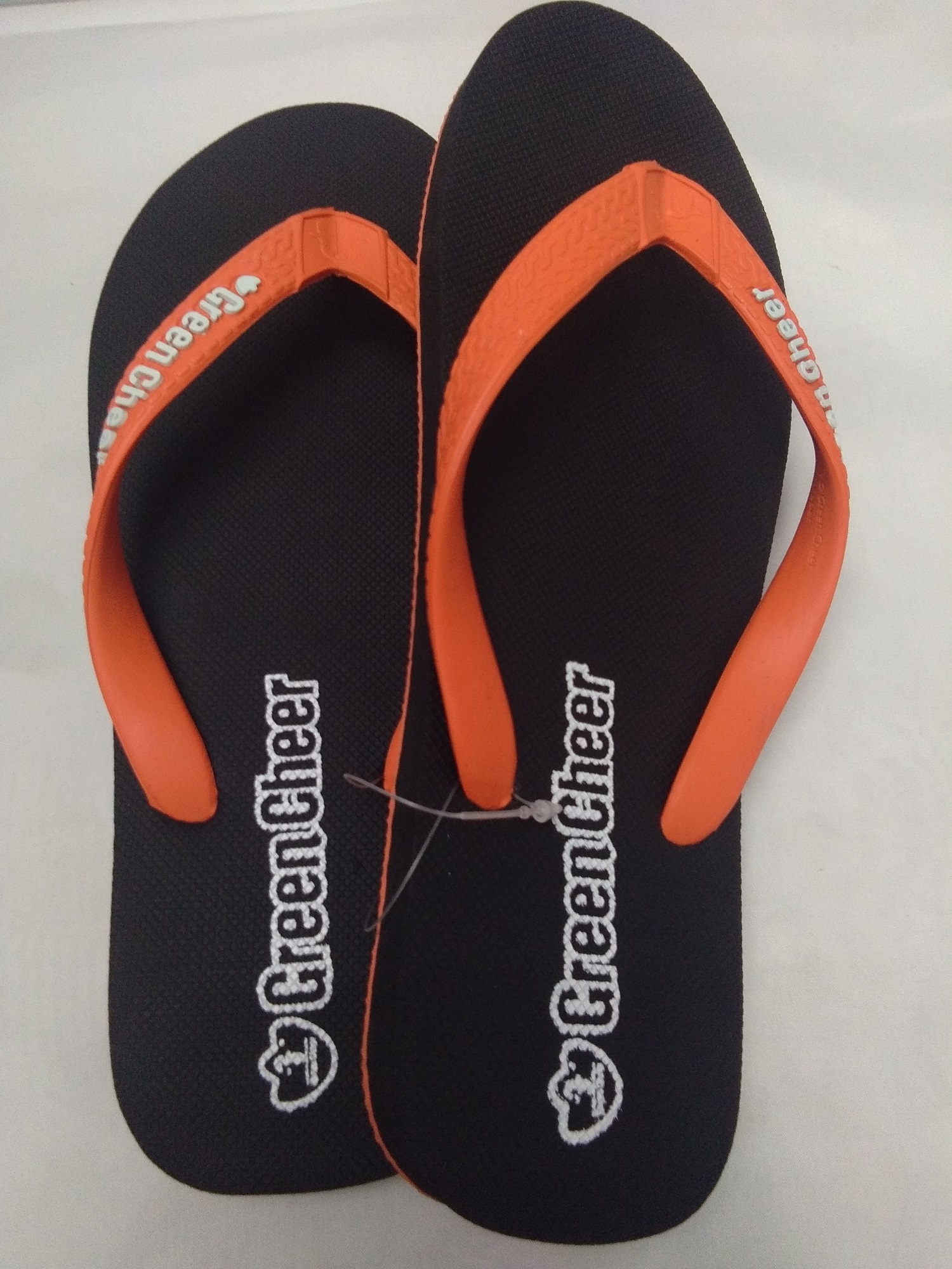 1008 GREEN CHEER MEN SLIPPER FLIP FLOPS GC-03(ORANGE COLOR)
