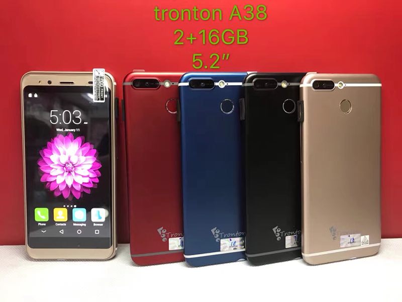 TRONTON A38 DUAL-SIM 16GB ANDROID PHONE (BLUE COLOR)