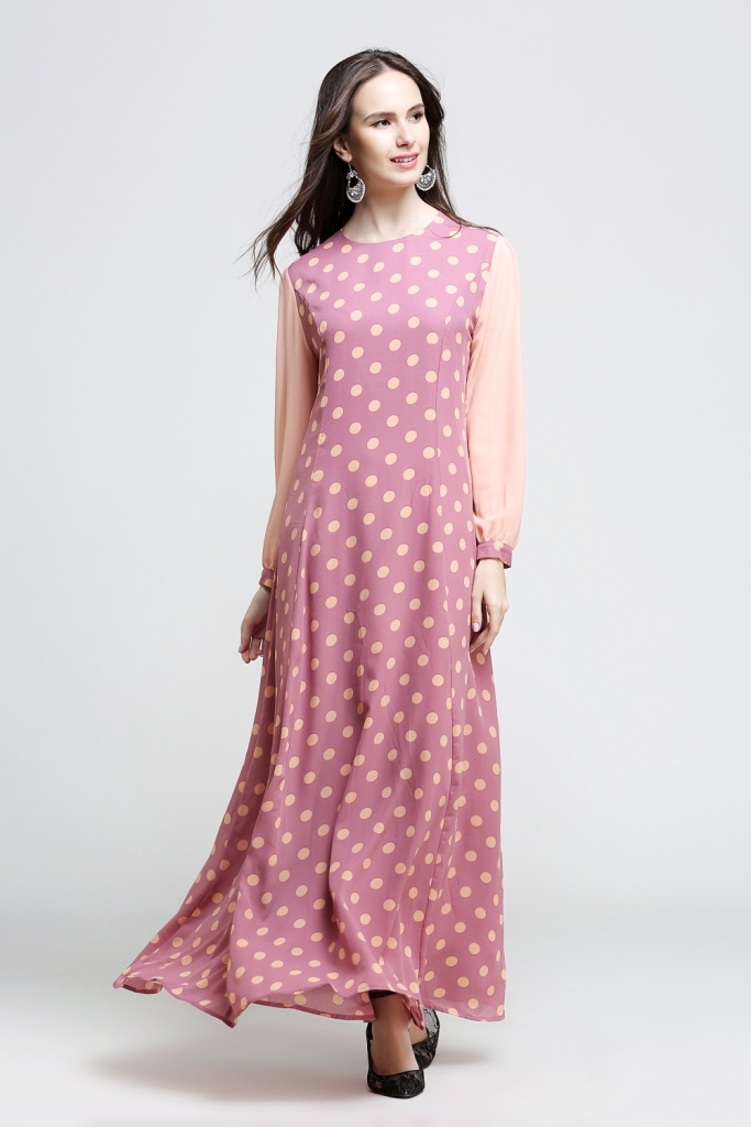 BM70895 Trendy Jubah Pink
