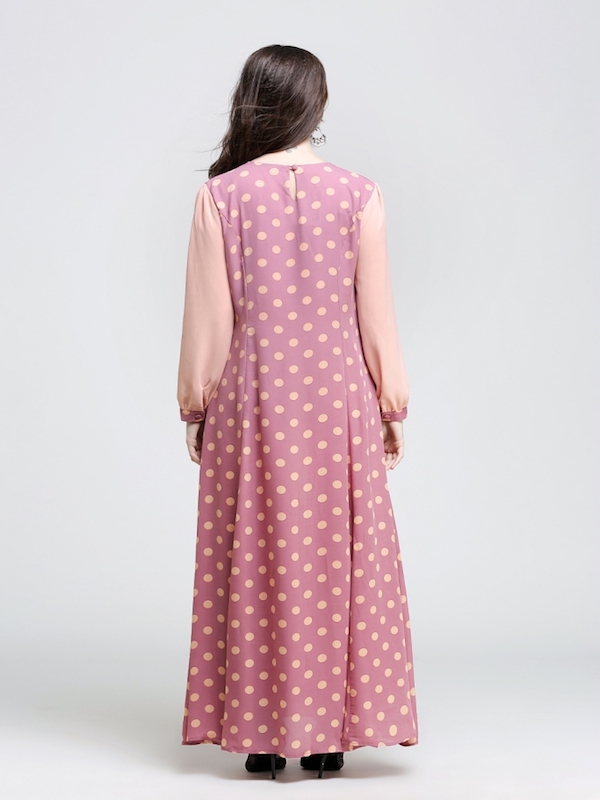 BM70895 Trendy Jubah Pink