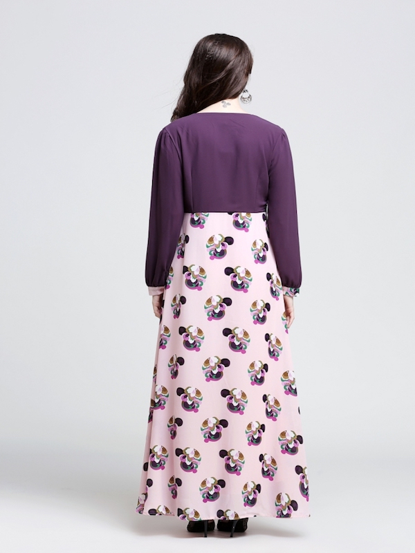 BM70896 Fashion Jubah Purple