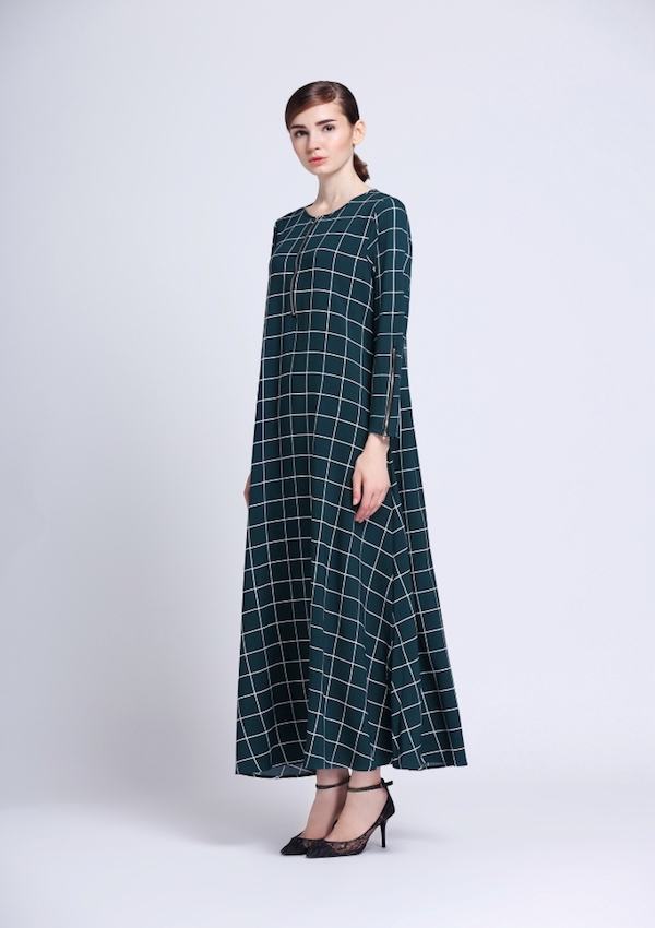 BM70898 Charming Jubah Dark Green