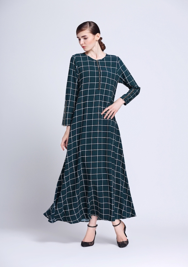 BM70898 Charming Jubah Dark Green