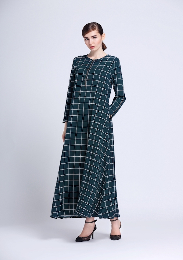BM70898 Charming Jubah Dark Green