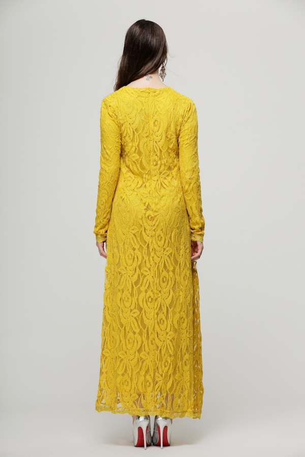 BM70905 Fashion Jubah Mustard