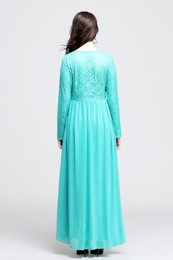 BM70906 Stylish Jubah Turquoise