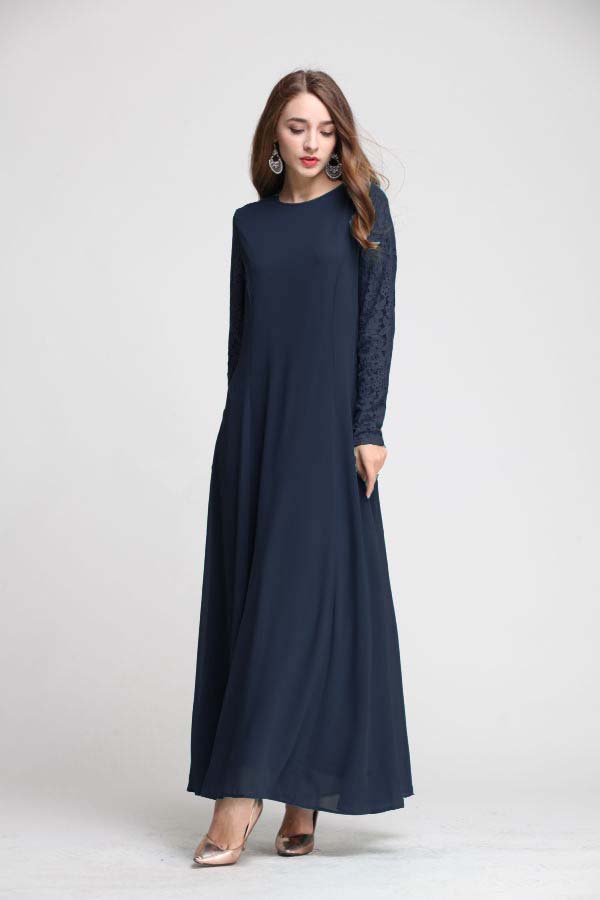BM70907 Trendy Jubah Navy