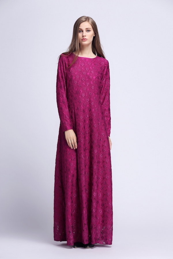 BM70908 Charming Jubah Dark Berry