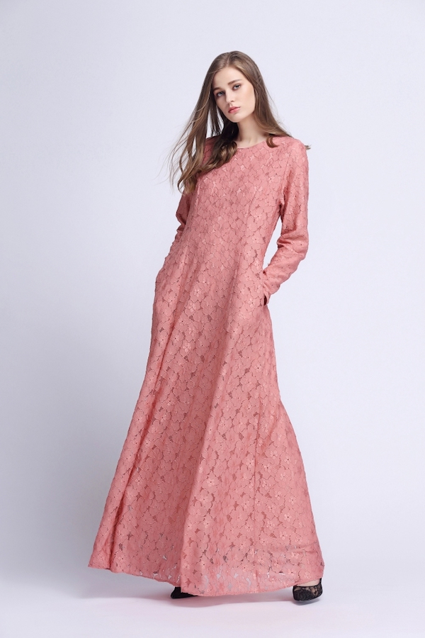 BM70908 Charming Jubah Pink