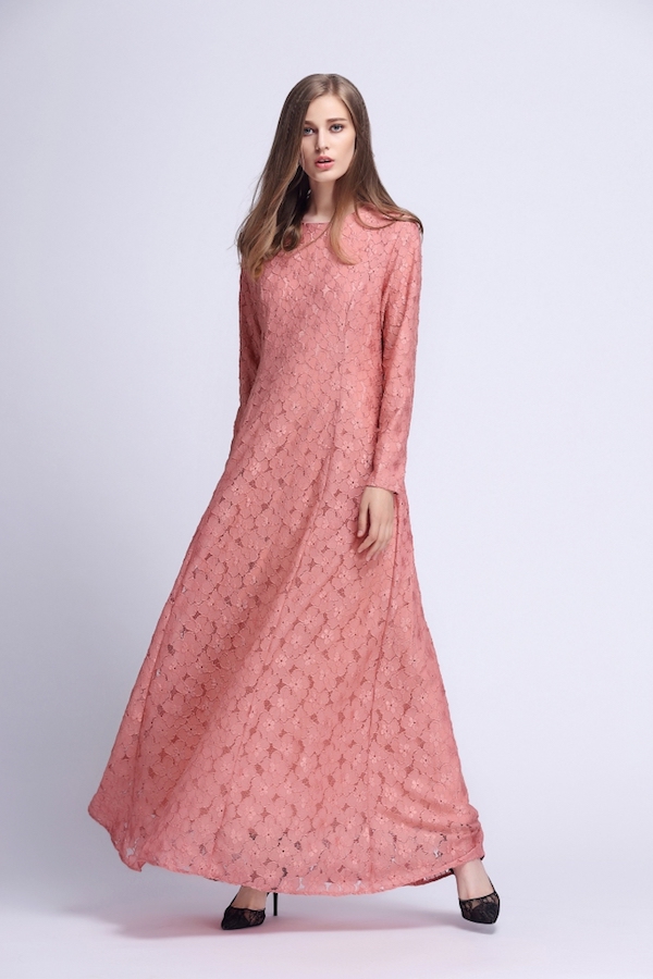 BM70908 Charming Jubah Pink
