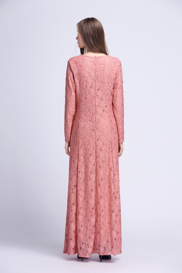 BM70908 Charming Jubah Pink