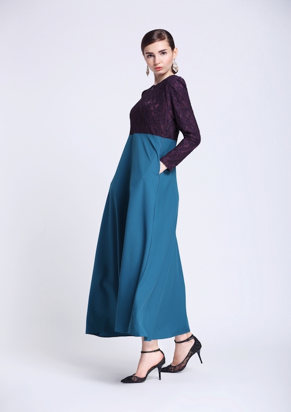 BM70915 Fashion Jubah Turquoise