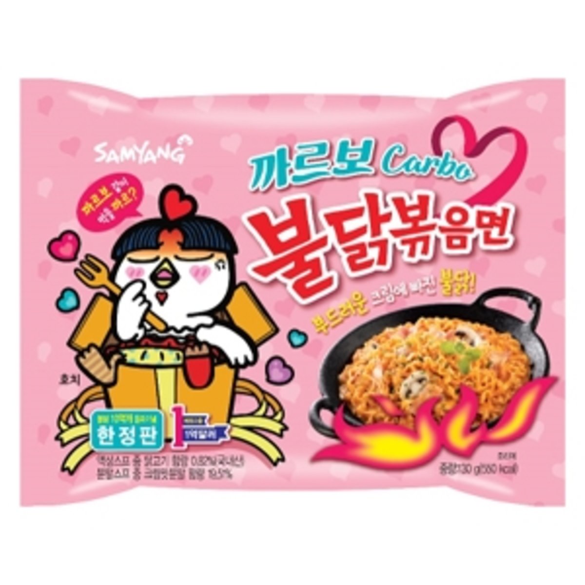 JP001 SAMYANG Hot Chicken Carbonara Ramen 140g