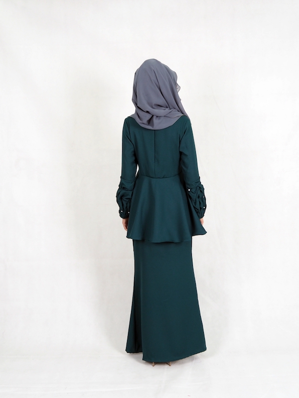 SW4942 Pretty Baju Kurung Green
