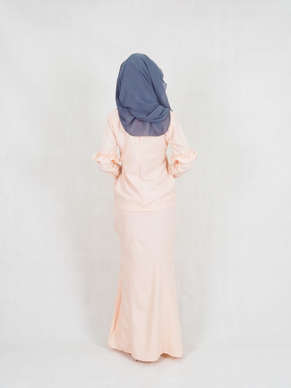 SW4946 Baju Kurung (Plus Size) Peach