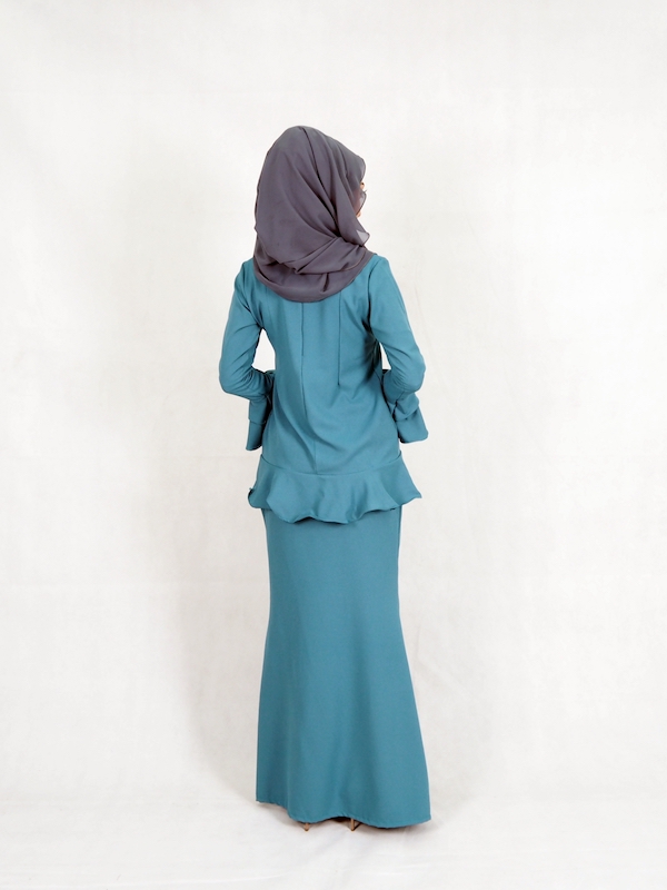 SW4949 Baju Kurung (Plus Size) Green