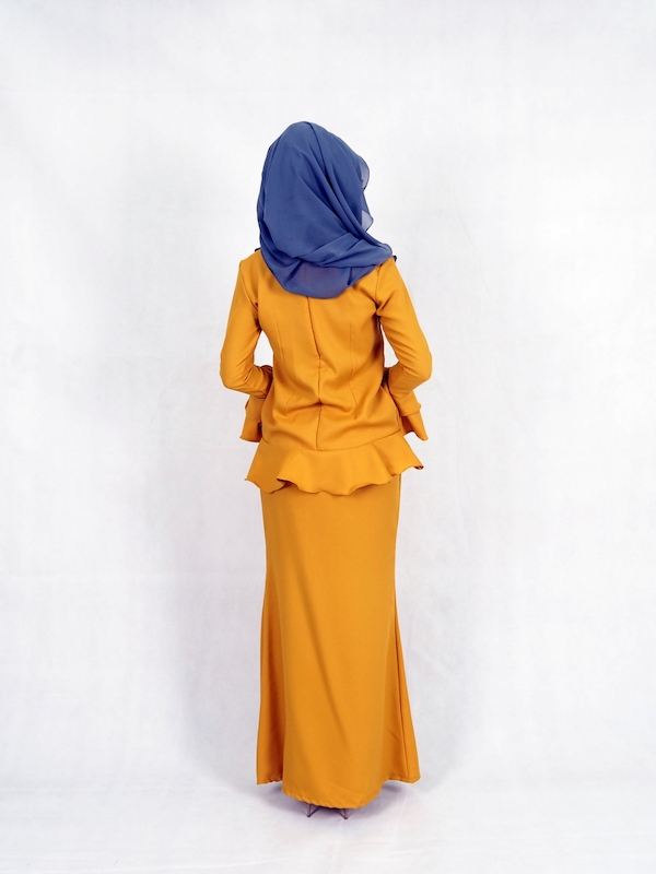 SW4949 Baju Kurung (Plus Size) Mustard