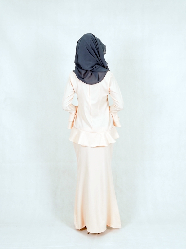 SW4949 Baju Kurung (Plus Size) Peach