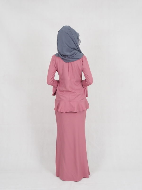 SW4949 Baju Kurung (Plus Size) Pink