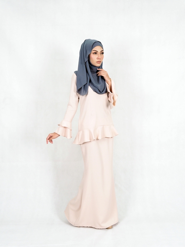 SW4950 Baju Kurung (Plus Size) Cream