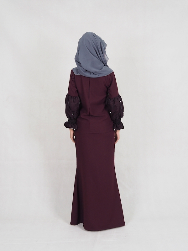 SW4958 Baju Kurung (Plus Size) Purple