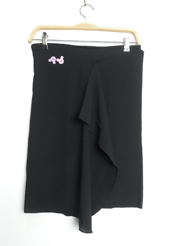 ZC-004 Kids Bubble Shawl Black
