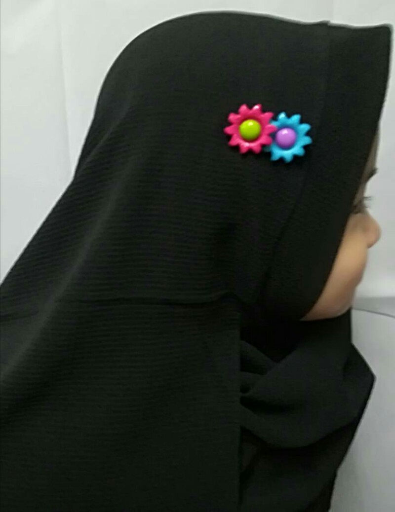 ZC-004 Kids Bubble Shawl Black