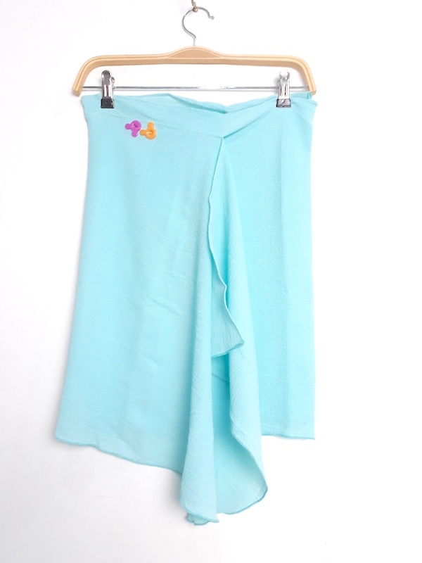 ZC-004 Kids Bubble Shawl Turquoise