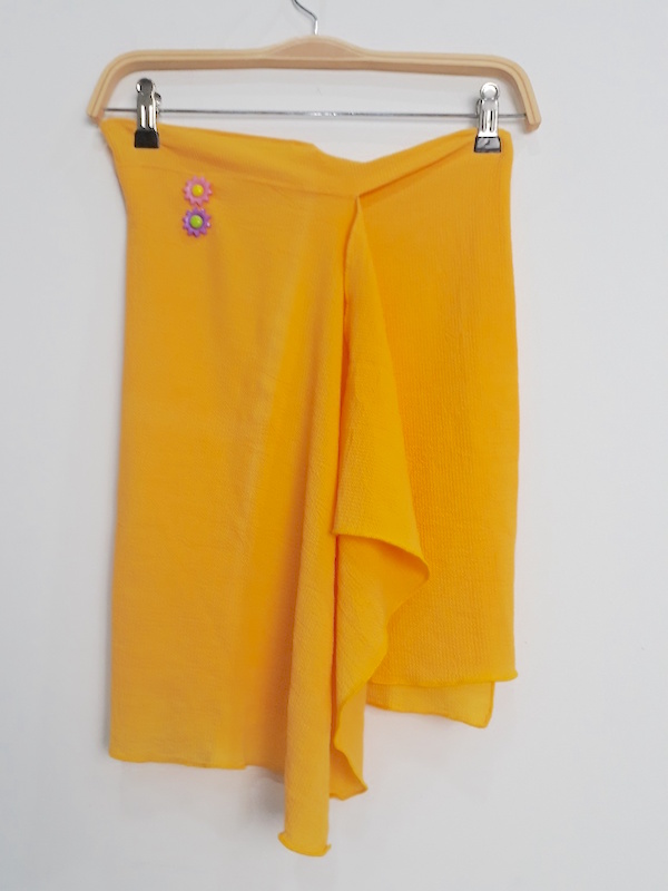 ZC-004 Kids Bubble Shawl Yellow