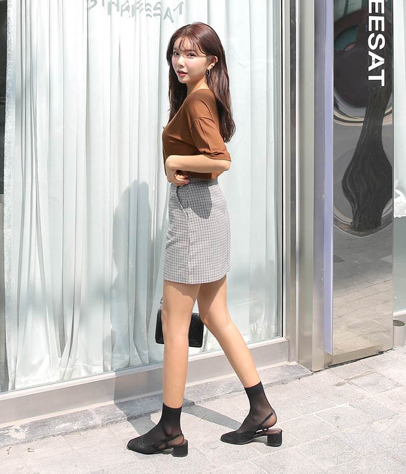 KB10073 Cute Top Brown
