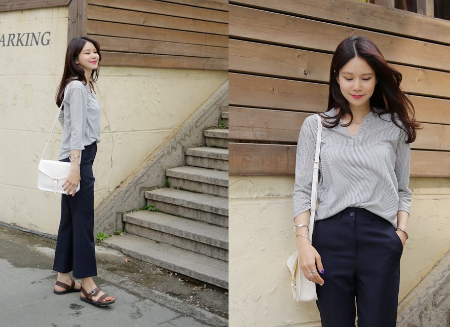 KB10102 Trendy Top Black