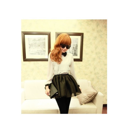 WT21458 Stylish Top White