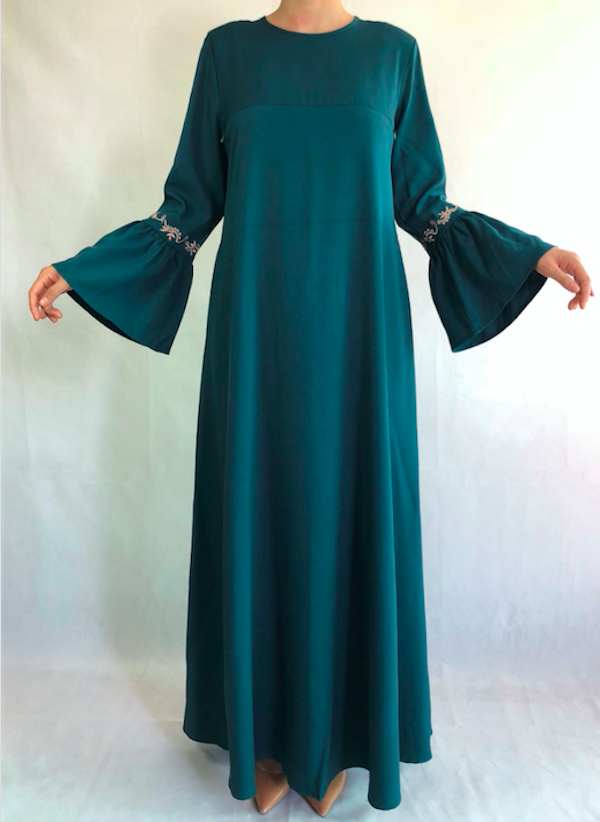 BM70965 Lovely Jubah Dark Green