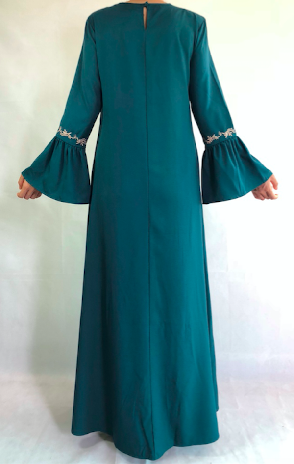 BM70965 Lovely Jubah Dark Green