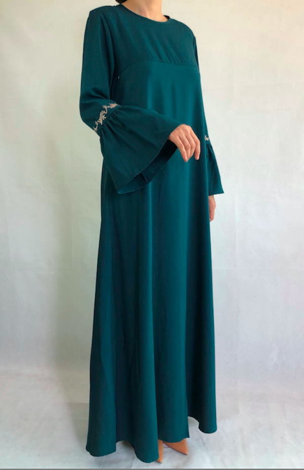 BM70965 Lovely Jubah Dark Green