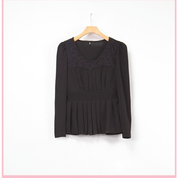 BM70967 Korea Fashion Top Black