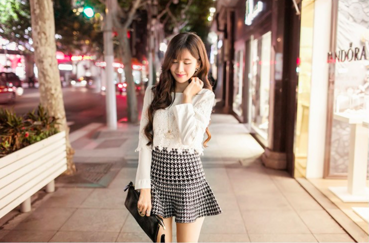 BM70969 Sweet Lace Top White