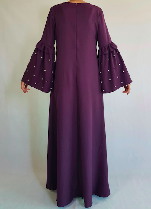 BM70973 Fashion Jubah Purple