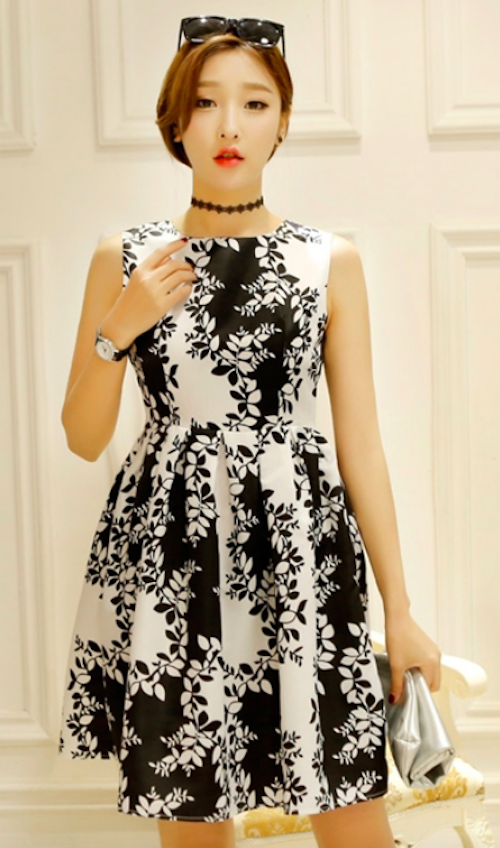 BM70980 Elegant Mini Dress As Picture