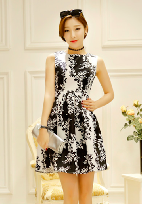 BM70980 Elegant Mini Dress As Picture