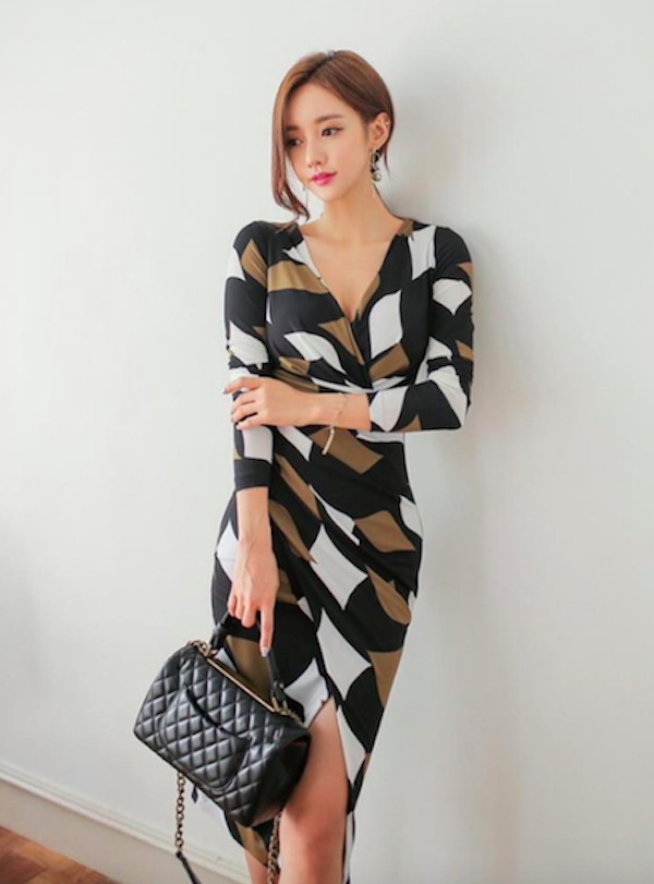 BM70990 Trendy Dress Black