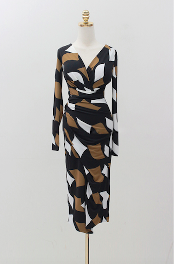BM70990 Trendy Dress Black
