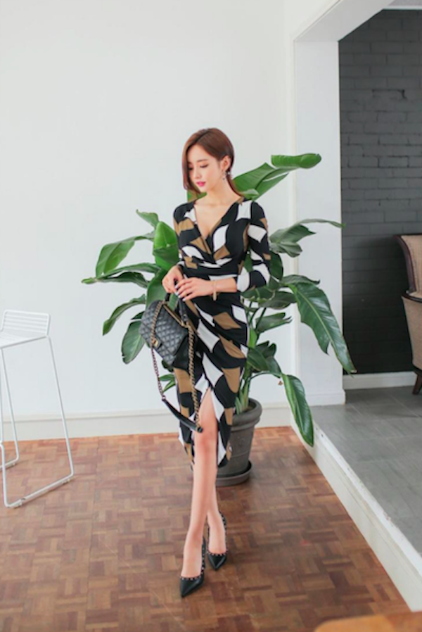 BM70990 Trendy Dress Black