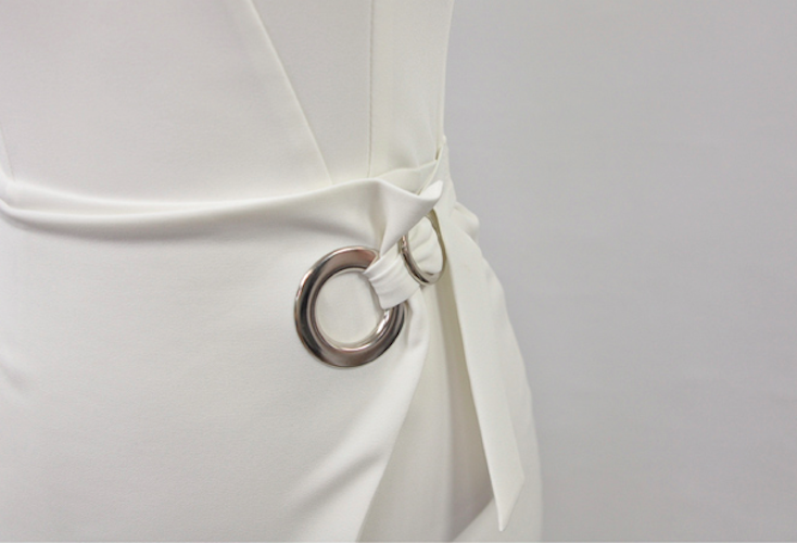 BM70991 Charming Korea Dress White