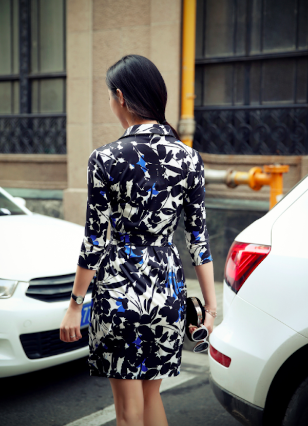 BM70997 Pretty Floral Dress As Picture