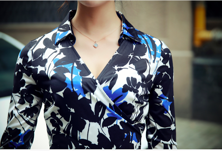 BM70997 Pretty Floral Dress As Picture