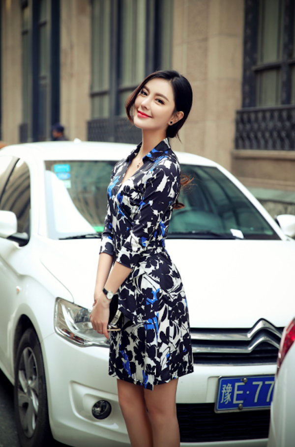 BM70997 Pretty Floral Dress As Picture