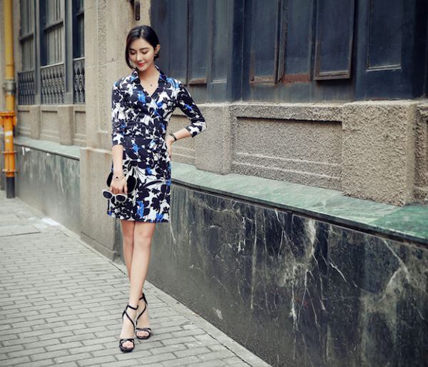 BM70997 Pretty Floral Dress As Picture