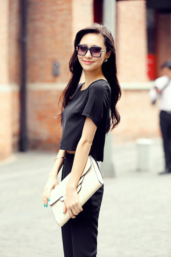 BM71001 Fashion Top and Pant Set Black